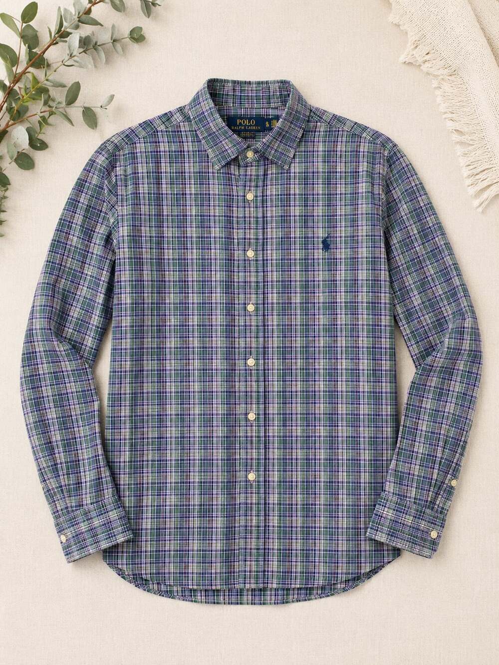 Polo Ralph Lauren Men's Plaid Button-Down Shirt (p1)
